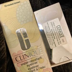 $16 Clinique Bundle Water-res eyeliner+shadow duo